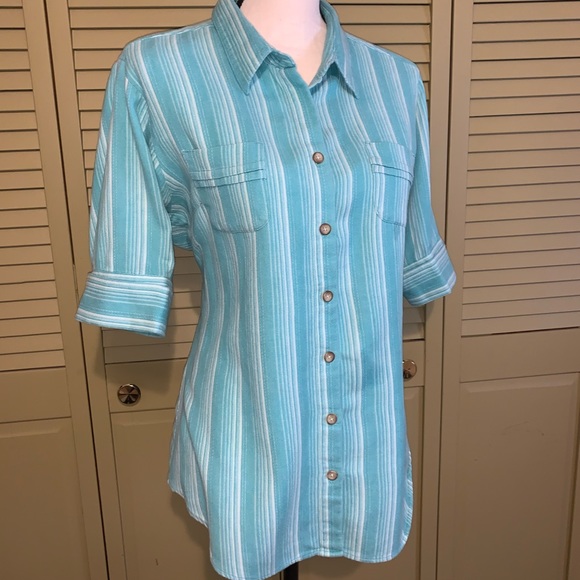 Women’s Cut French Cuff Flannel - Picture 3 of 8